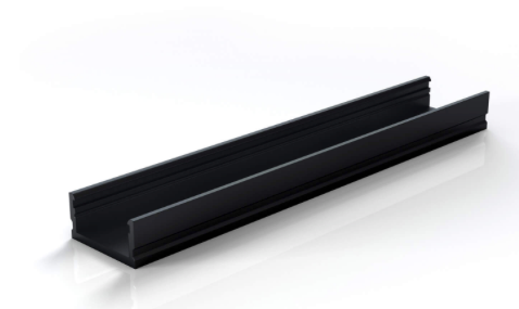 Aufbauprofil P3_bk für Lineare LED Module