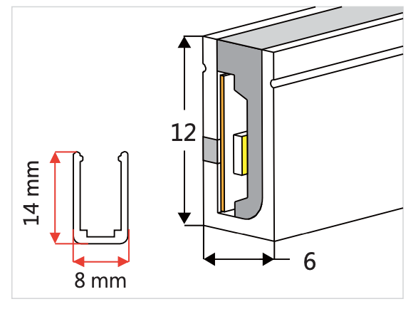 NEO-Tube NX27 (für Streifen bis 8mm Breite)