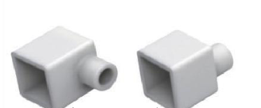 NX64 Endkappe mit Kabeldurchführung