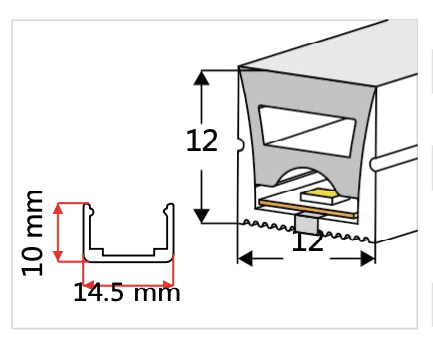 NEO-Tube NX61 (für Streifen bis 8 mm Breite)