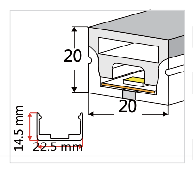 NEO-Tube NX82 (für Streifen bis 10 mm Breite)