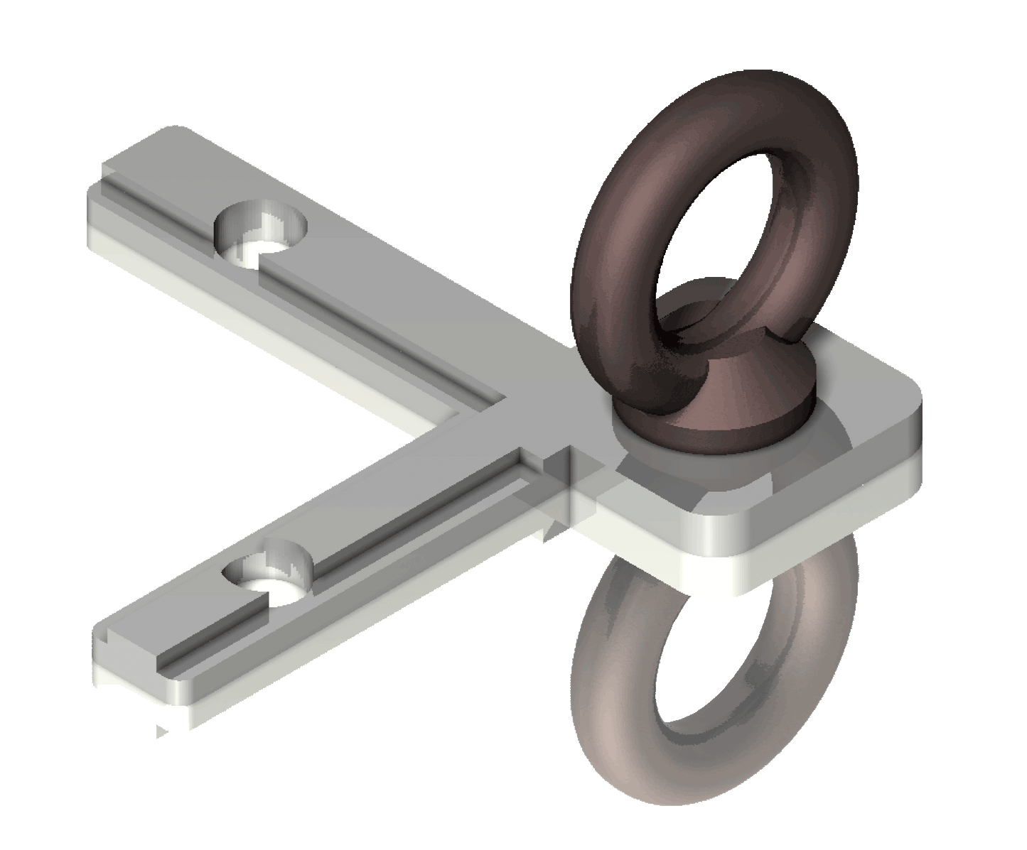 Verbinder 90°-Ecke mit Öse