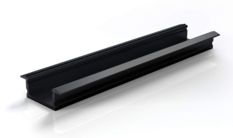 Einbauprofil P4_bk für lineare LED Module