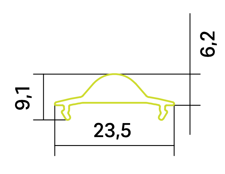 Abdeckung 40° Linse A13 für P26, P27, P28 (TM72%)
