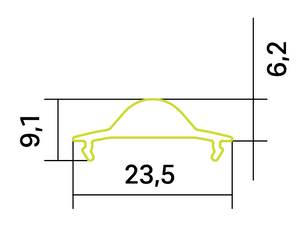 Abdeckung 40° Linse A13 für P26, P27, P28 (TM72%)