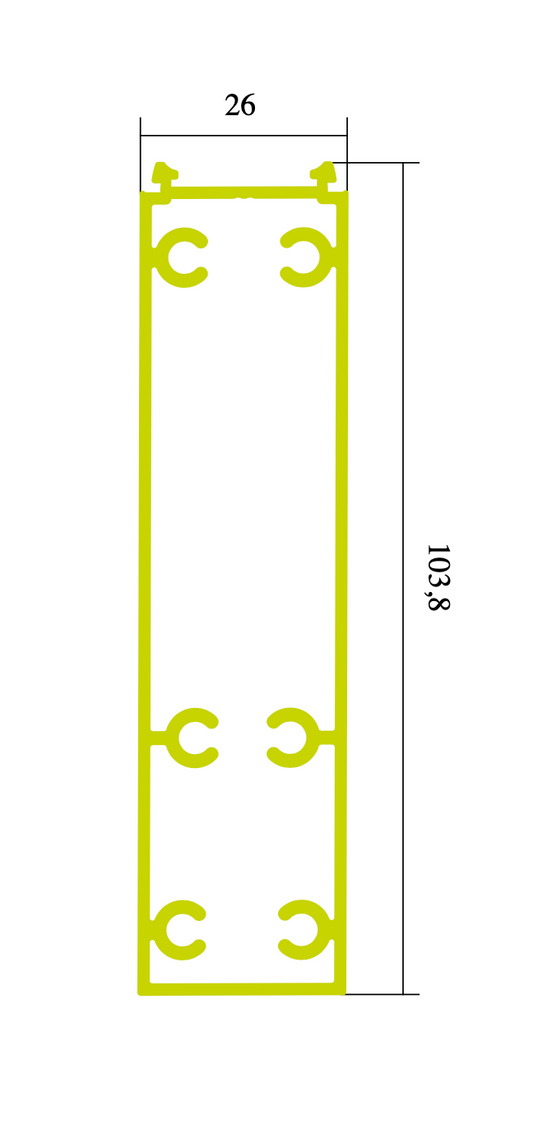 Kastenprofil P32 für Lineare LED Module