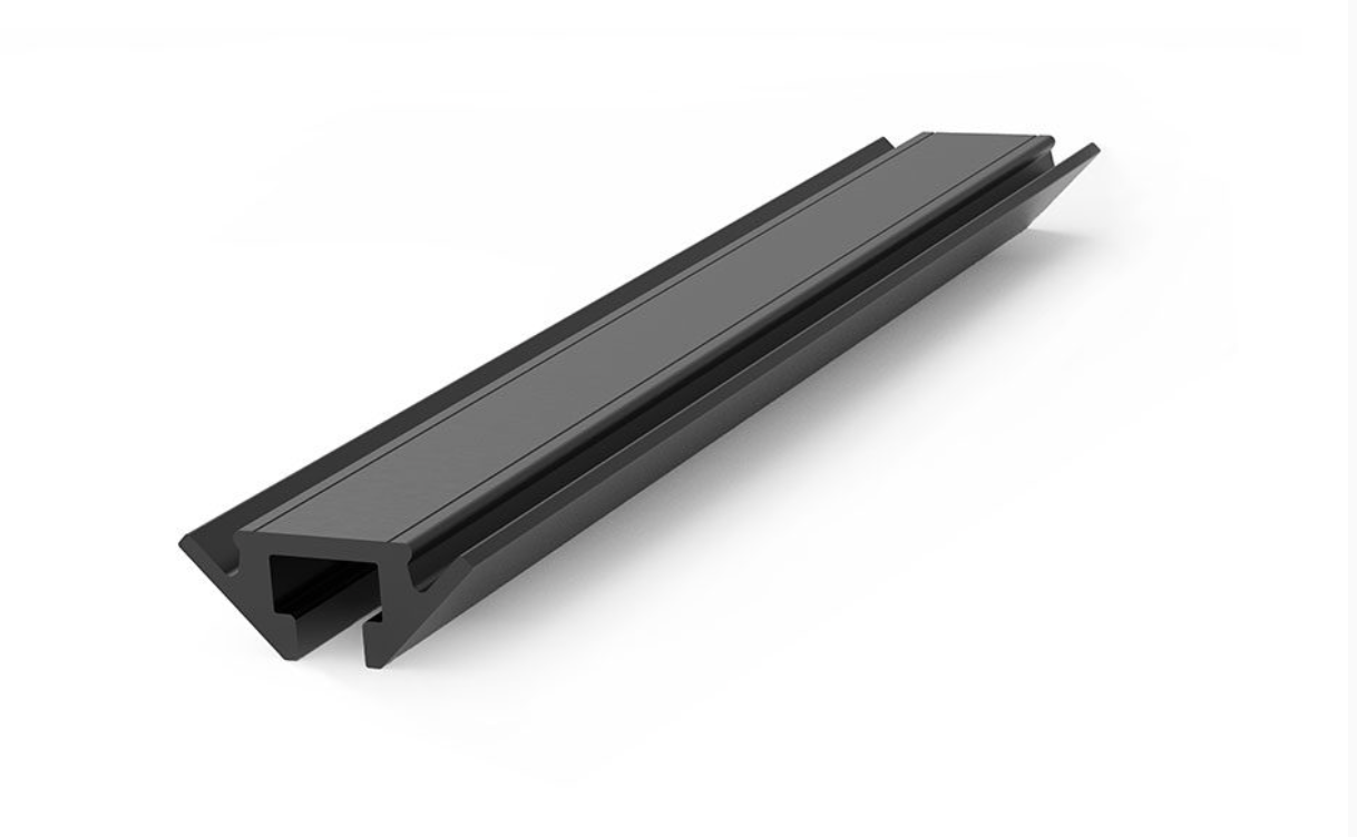 Eck- und Hängeprofil P37_bk für lineare LED-Module, 90° Ausleuchtung