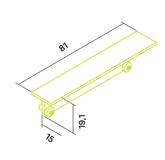 Endkappe X4_bk aus Alu für Profile P6 und P6_bk