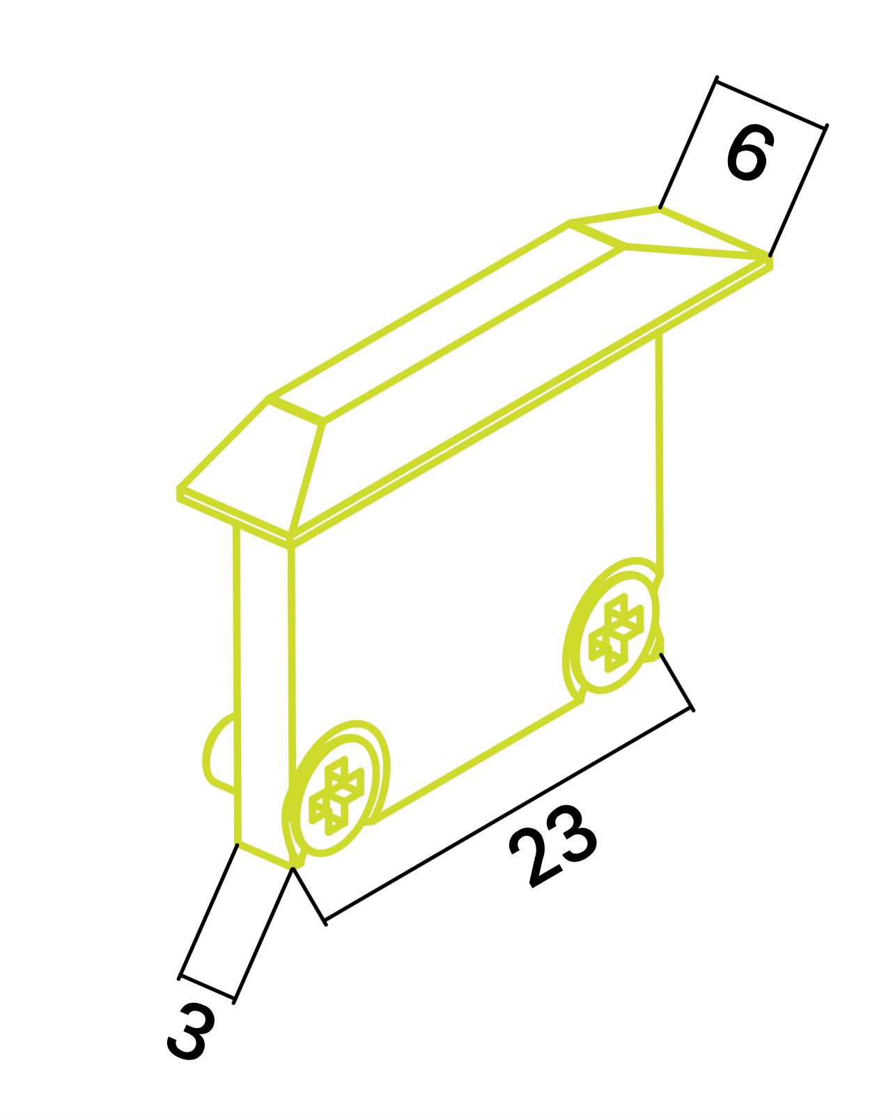 Endkappe X35 aus Alu für Profil P27