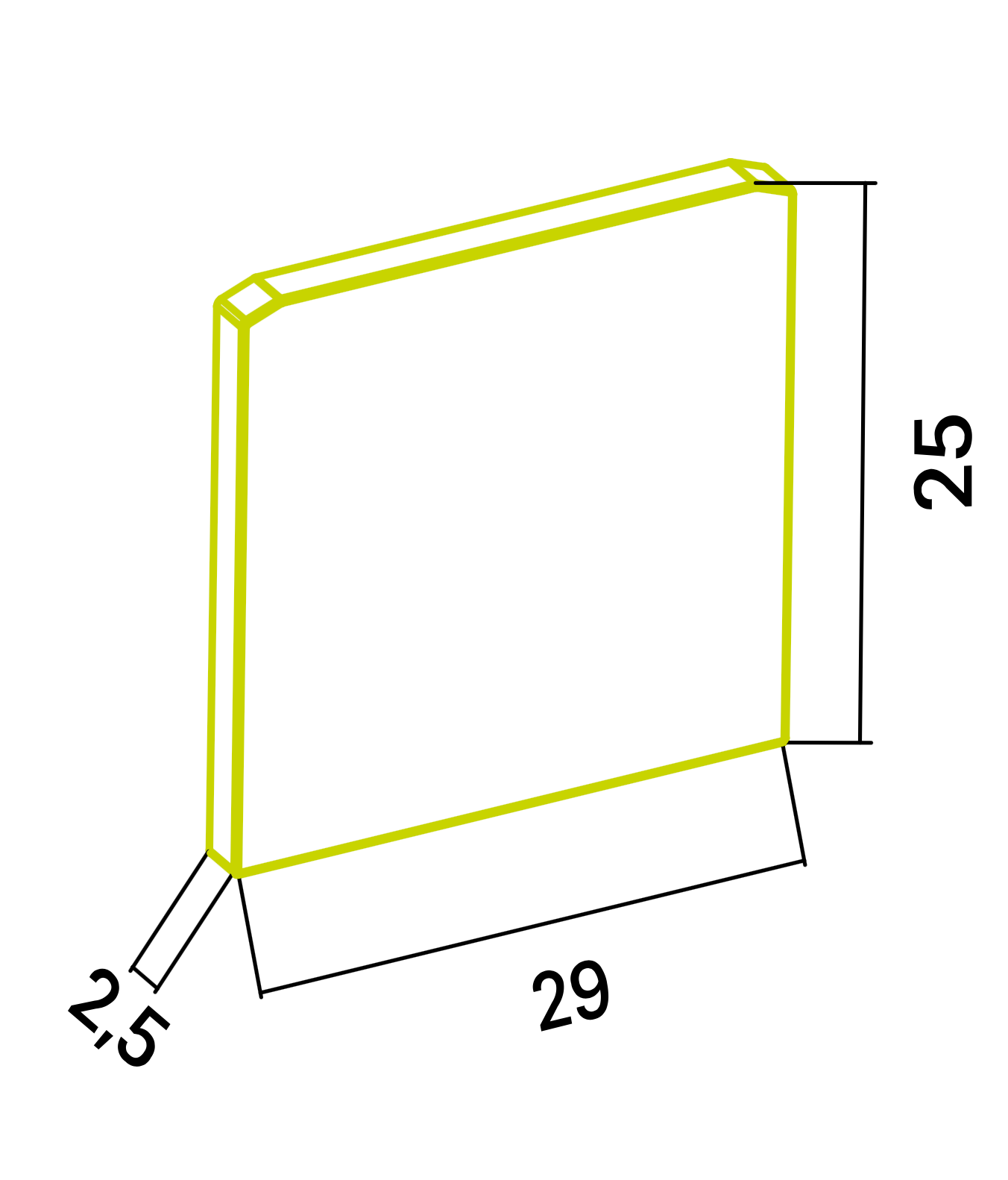 Endkappe X39 aus Alu für Profil P29