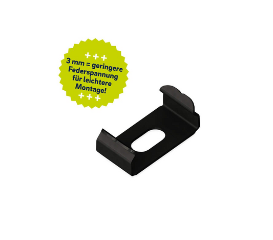 Soft Click Montageclip X54_bk  für P1, P3_bk, P4_bk, P8_bk, P33_bk, P34_bk