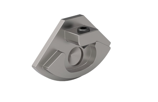 Endkappe X63 aus Alu eloxiert für Profil P37