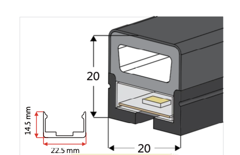 NEO-Tube NX44b (für Streifen bis 10 mm Breite)