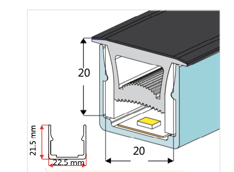 NEO-Tube NX74 (für Streifen bis 12 mm Breite)