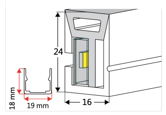 NEO-Tube NX70 (für Streifen bis 10 mm Breite)
