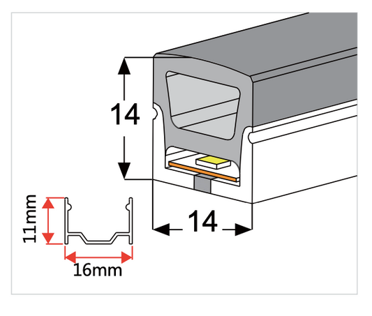 NEO-Tube NX66 (für Streifen bis 10 mm Breite)