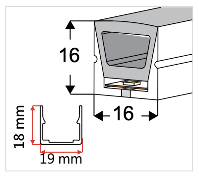 NEO-Tube NX68 (für Streifen bis 10 mm Breite)