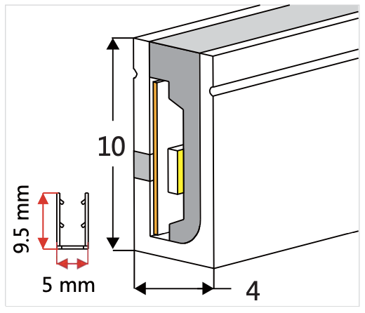 NEO-Tube NX51 (für Streifen bis 6 mm Breite)