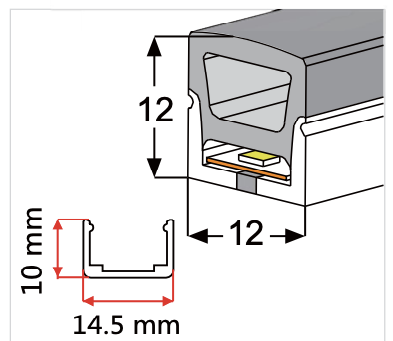 NEO-Tube NX62 (für Streifen bis 8 mm Breite)
