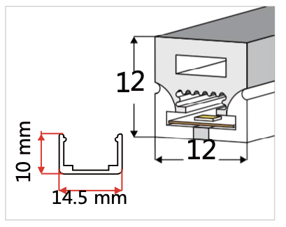 NEO-Tube NX63 (für Streifen bis 8 mm Breite)