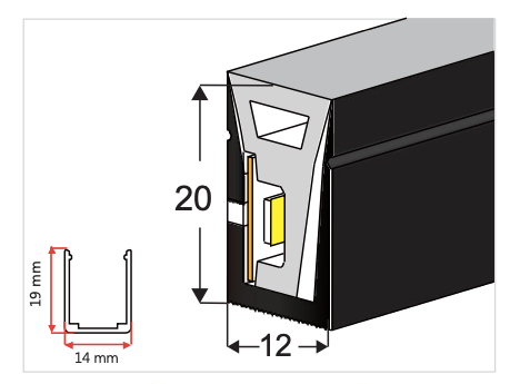 NEO-Tube NX47b (für Streifen bis 12 mm Breite)