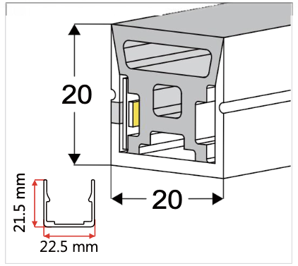 NEO-Tube NX78 (für Streifen bis 10 mm Breite)