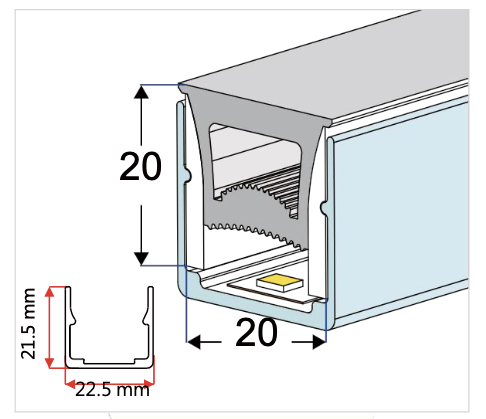 NEO-Tube NX75 (für Streifen bis 12 mm Breite)
