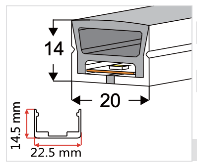 NEO-Tube NX79 (für Streifen bis 10 mm Breite)