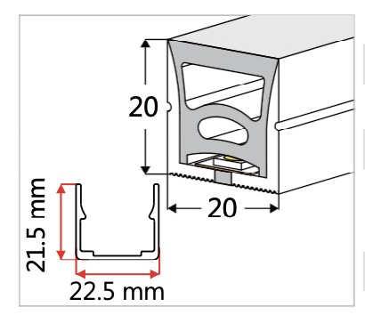 NEO-Tube NX99 (für Streifen bis 12 mm Breite)