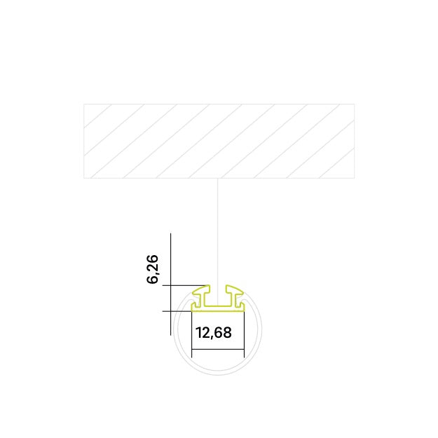 Hängeprofil P14 für Lineare LED Module