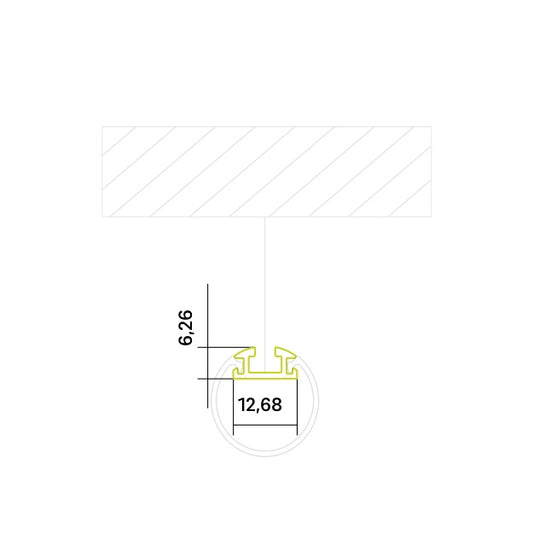 Hängeprofil P14 für Lineare LED Module