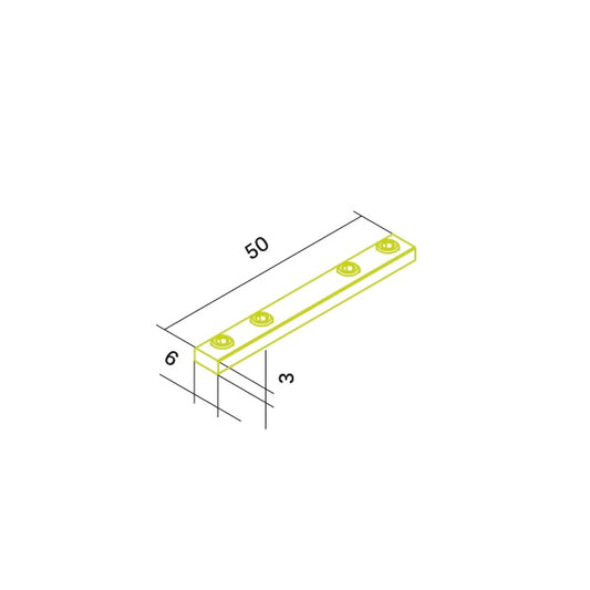 Linienverbinder X21 aus Alu