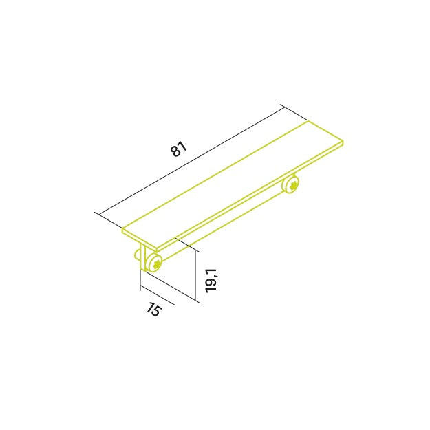 Endkappe X4 aus Alu für Profil P6