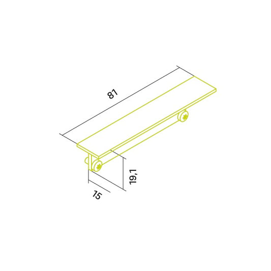 Endkappe X4 aus Alu für Profil P6